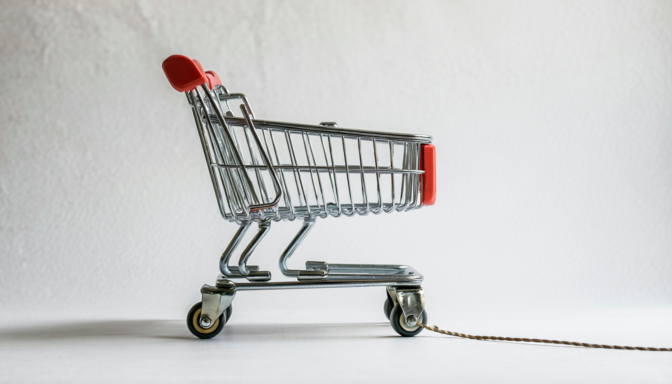 Illustration accompanying Retail sales fell 0.6% in July, and the bad-news trade is about a hike, not a cut