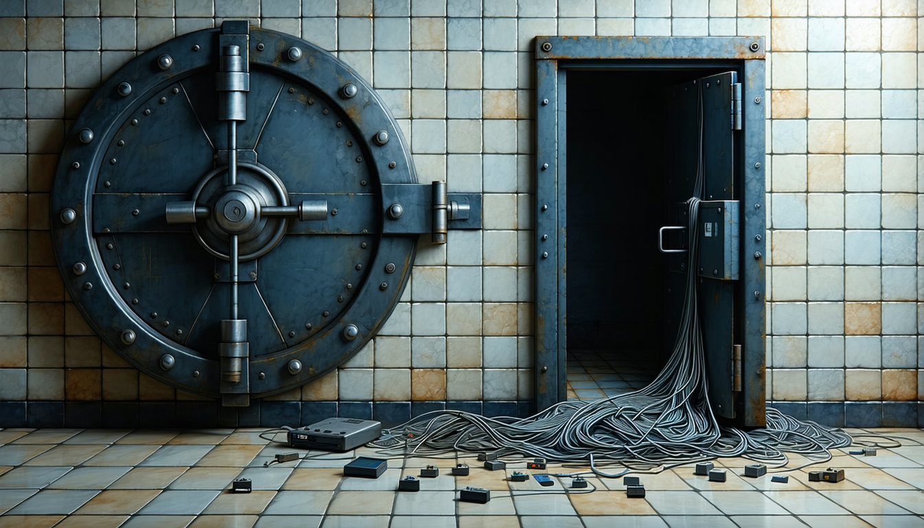 Illustration accompanying Arrests in the 30-million-euro German banking heist point at a payment provider