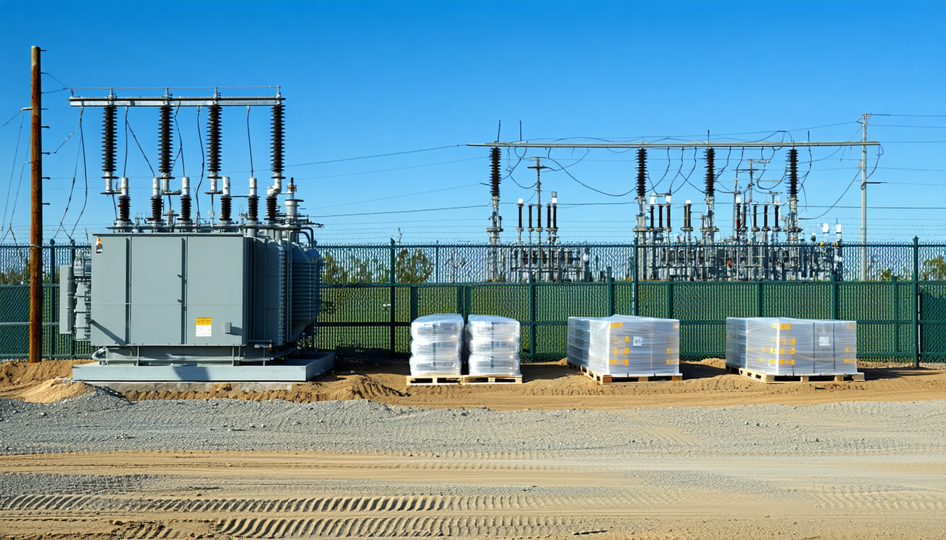 Illustration accompanying Nvidia buys into powered land, and capacity plans should follow the substation