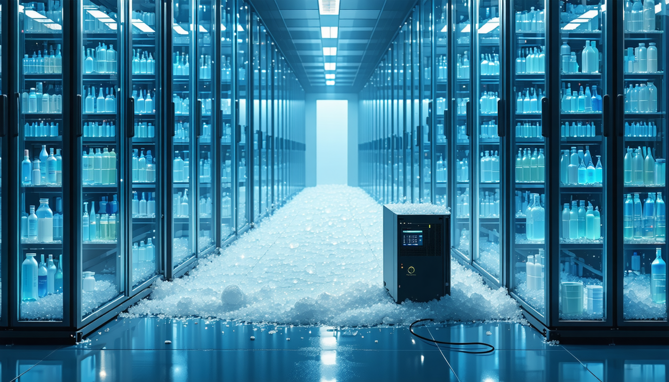 Illustration accompanying AdaptiveFlow opens a 69-billion-compound docking library to labs without supercomputer budgets