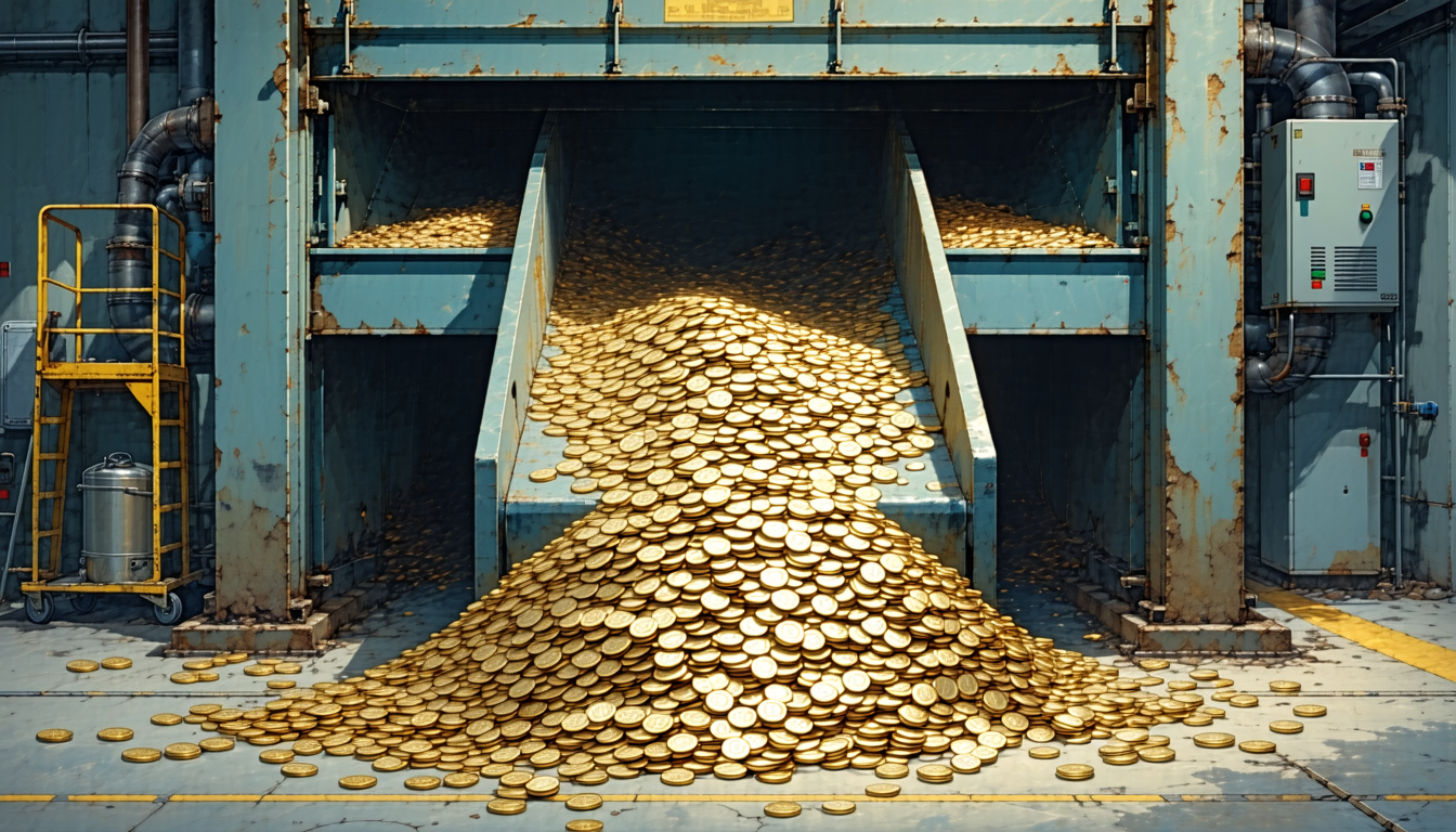 Illustration accompanying Screening Xinbi's 52 blocked addresses catches about 35% of the $24bn Treasury counted
