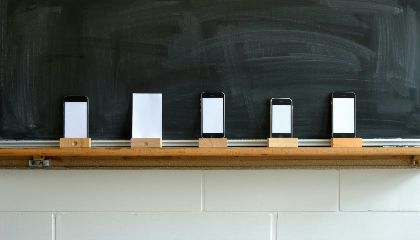 Illustration accompanying A weekly 20-minute phone tutorial raised math scores in all five countries tested