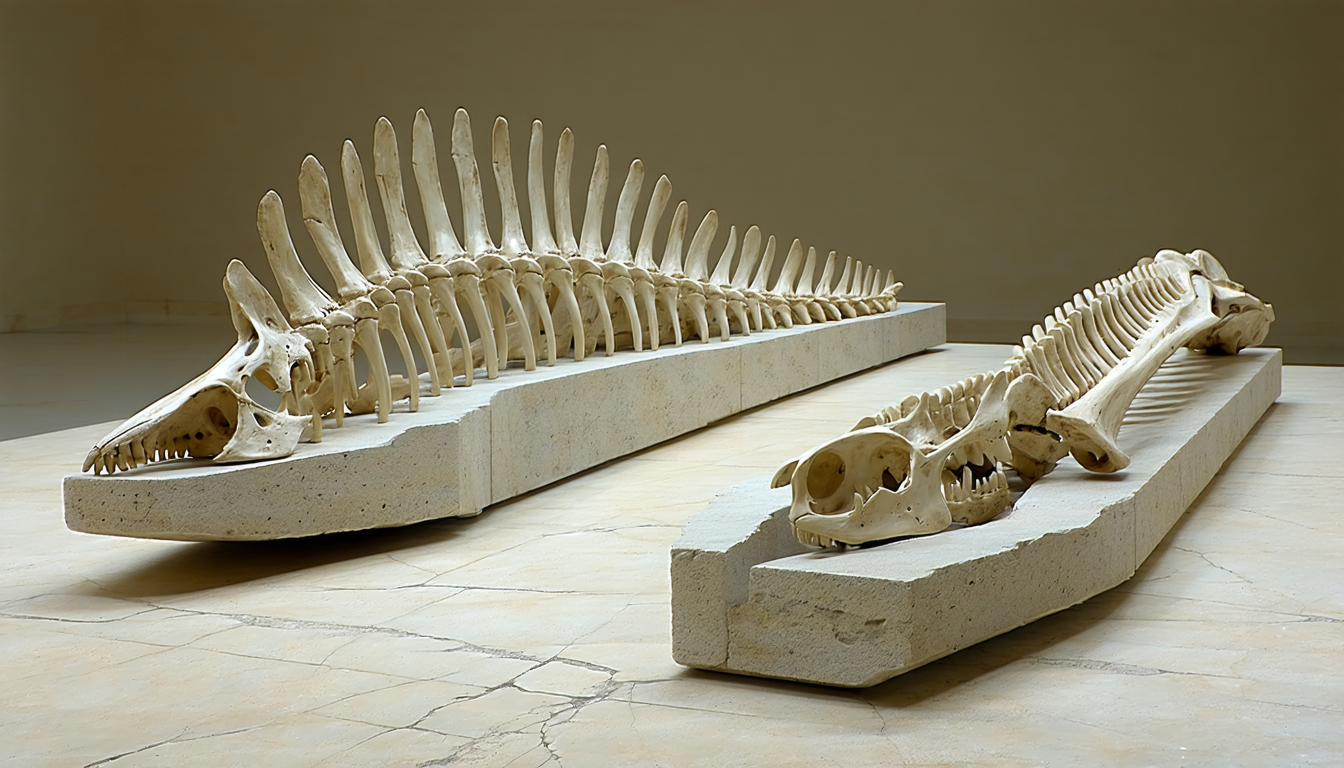 Illustration accompanying Fourteen tail vertebrae from Teruel put Diplodocus in Europe for the first time