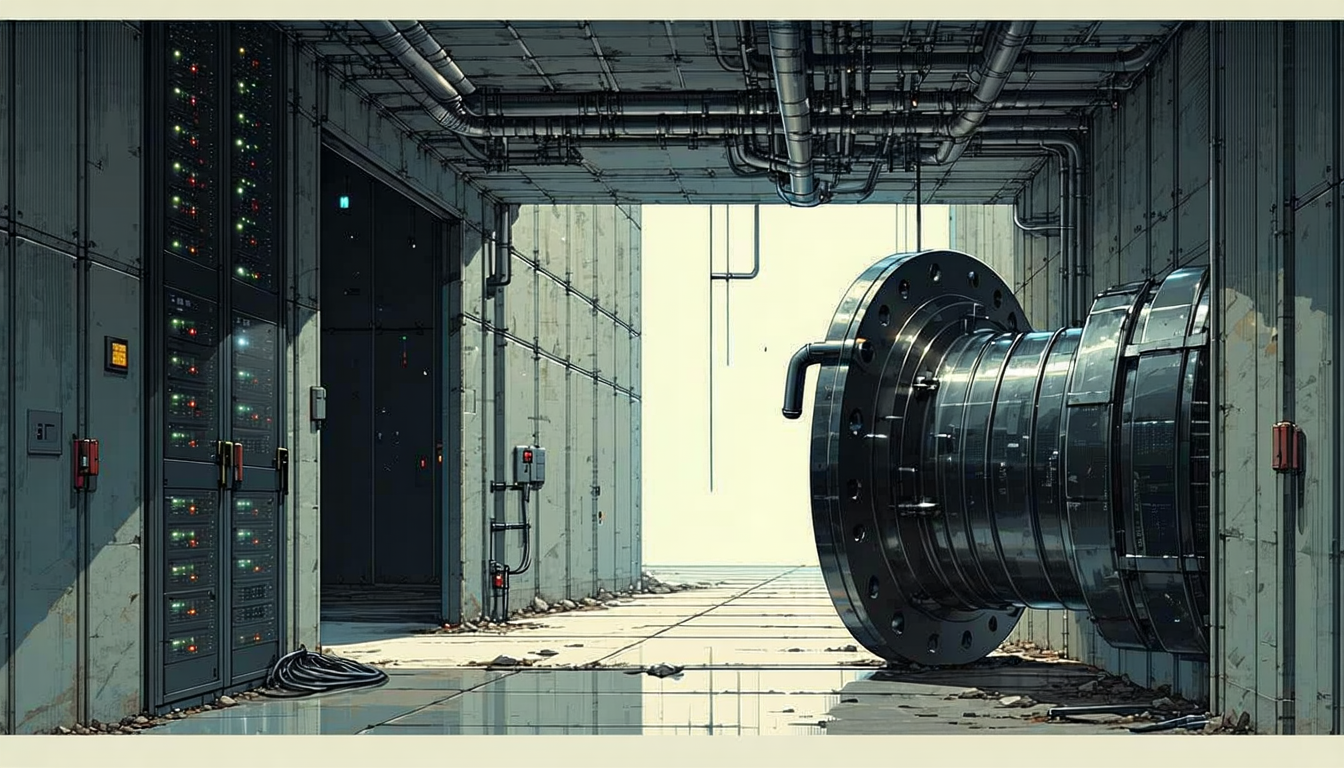 Illustration accompanying The AI Energy Management Alliance wants curtailment terms fixed before a data center connects