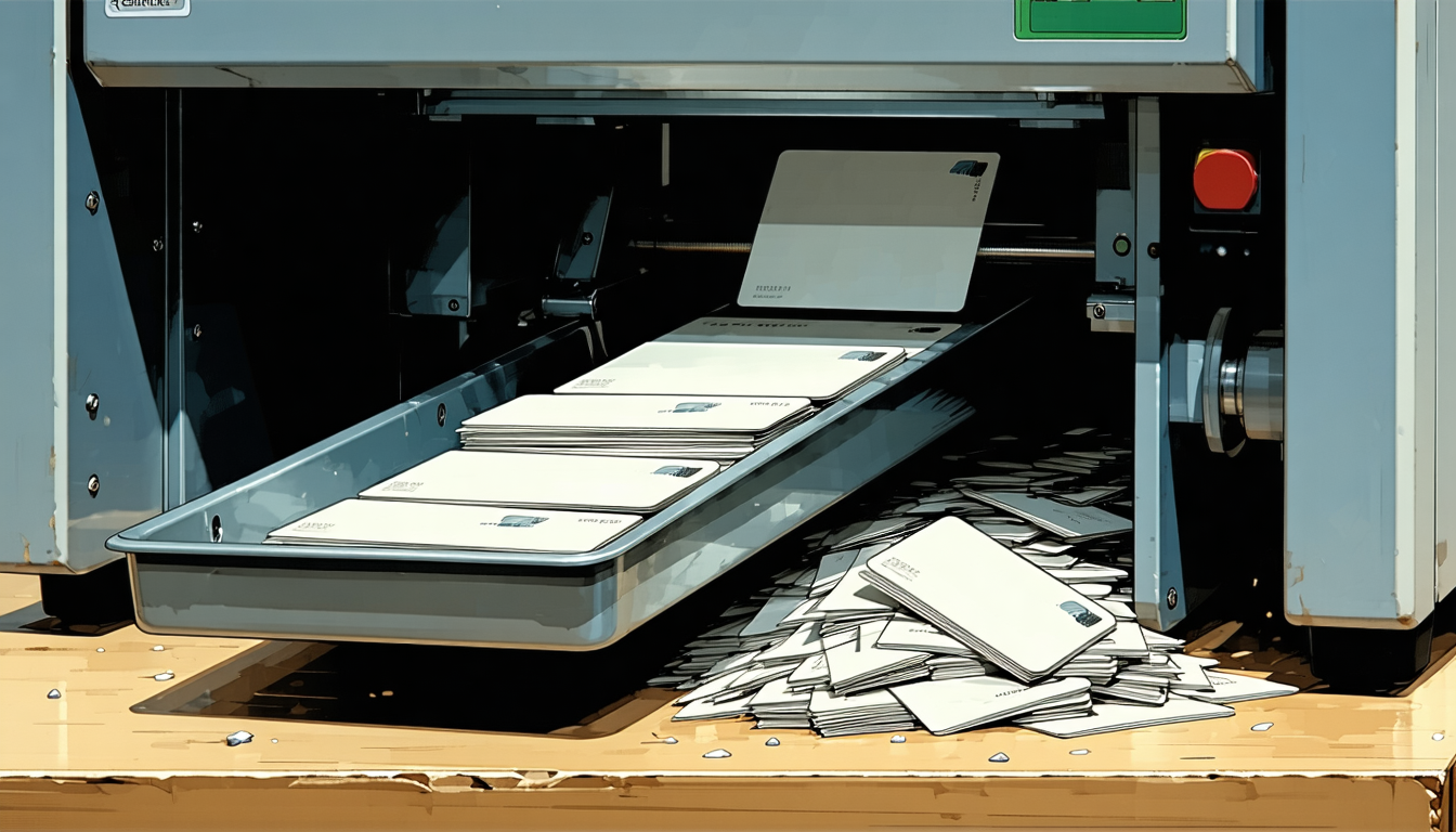 Illustration accompanying Polymarket's February deposit rejections ran at eighty times the industry rate