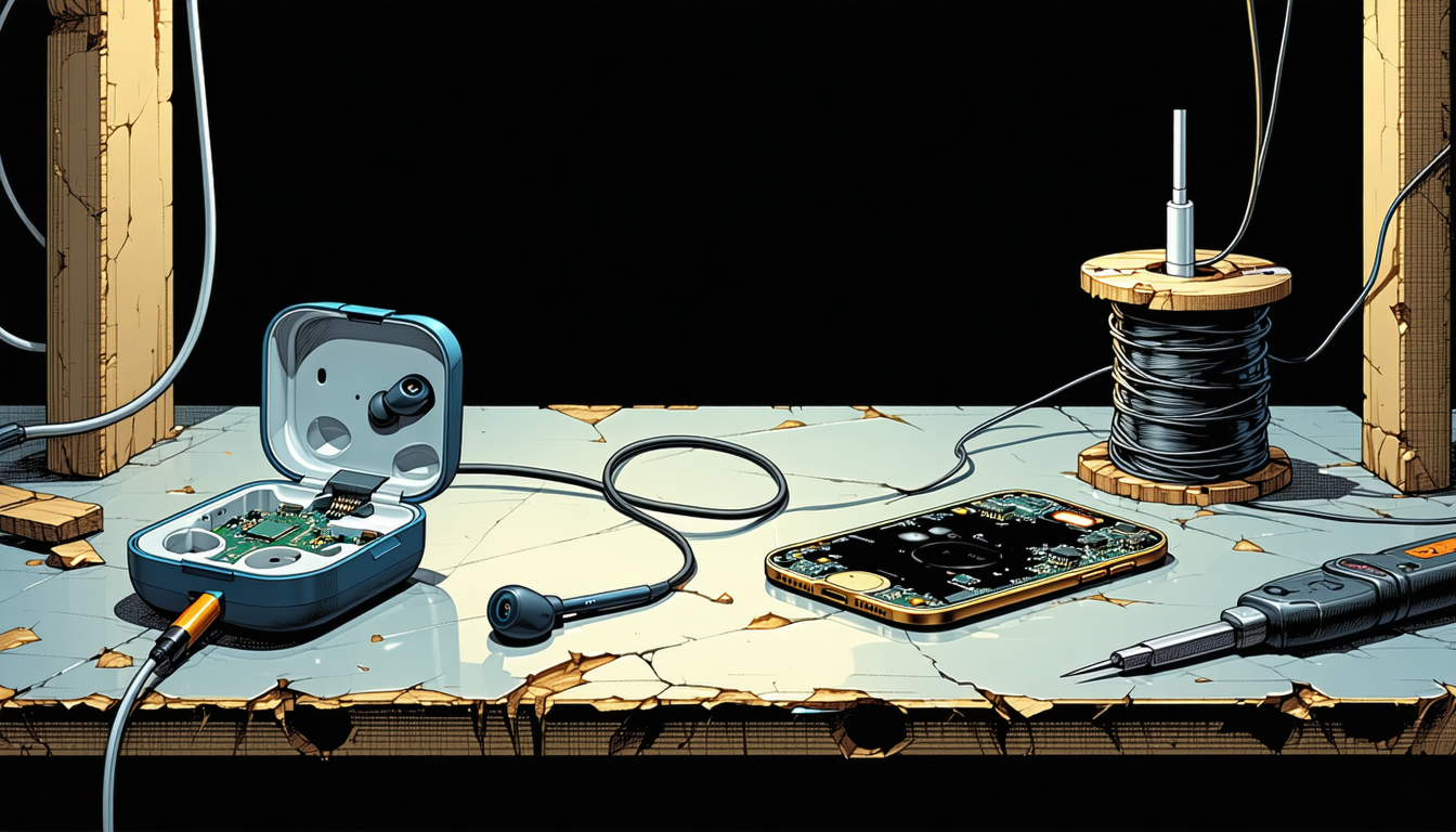 Illustration accompanying Qualcomm's earbud silicon skips the phone and talks to the cloud itself