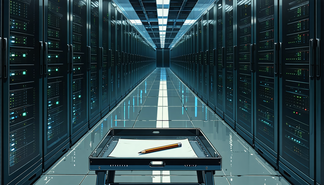Illustration accompanying Meta Muse's 2,000-tray fleet estimate rests on one hypothetical server and rough napkin math