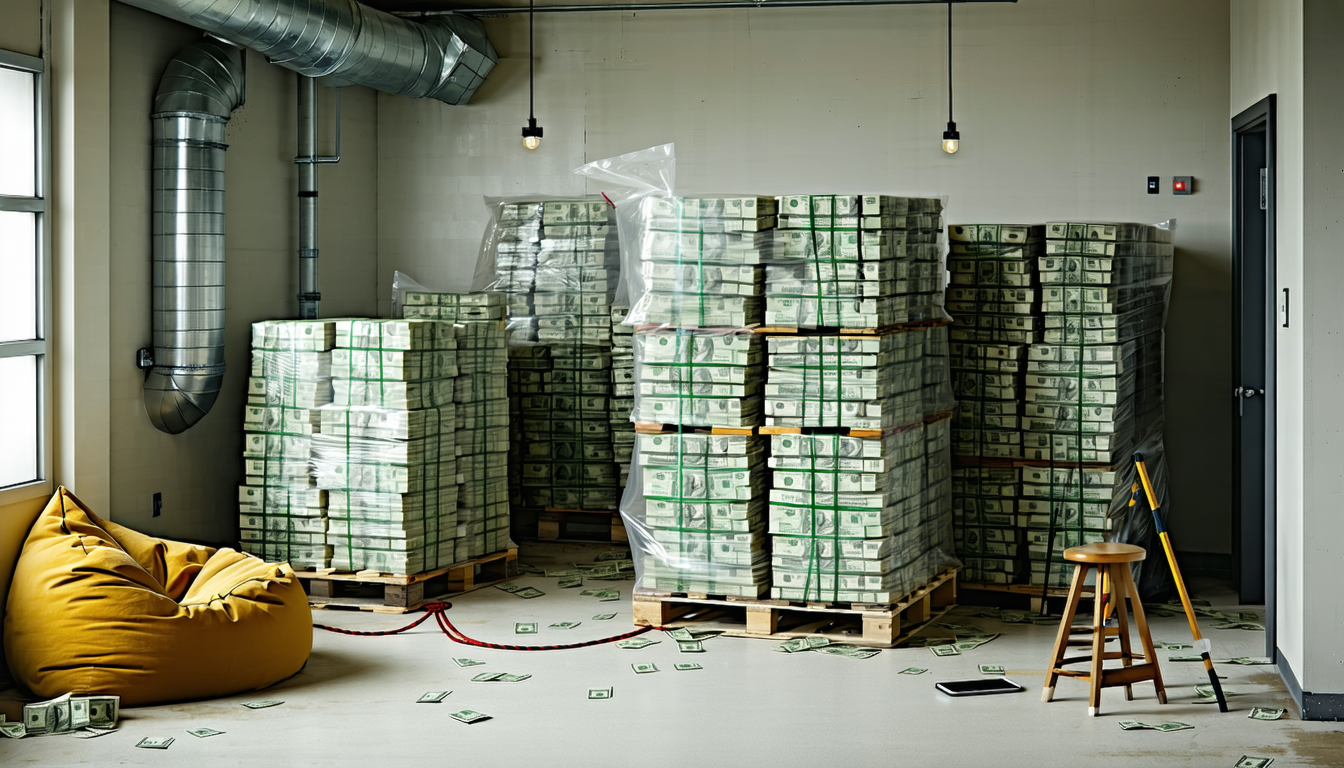 Illustration accompanying Instinct's valuation goes from $2.5bn to $10bn in a month on a user count it last gave at 100,000