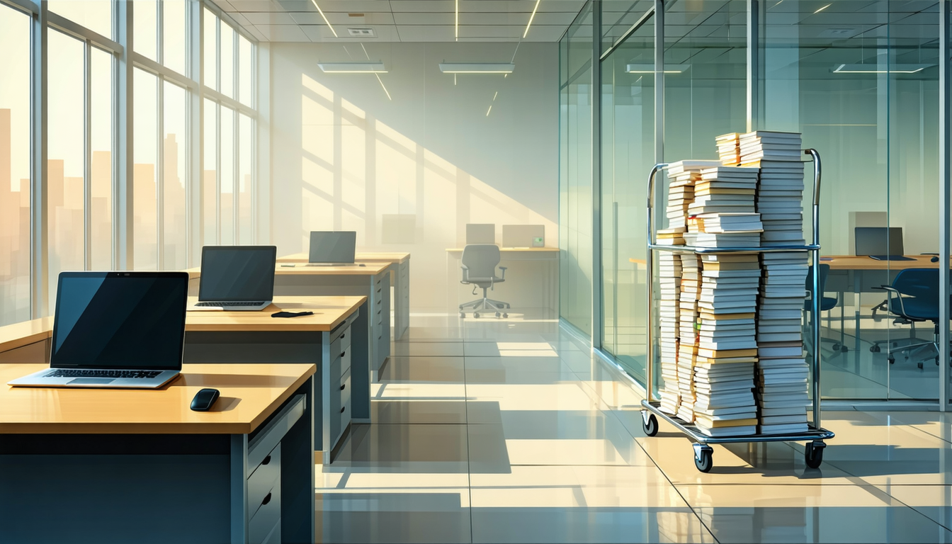 Illustration accompanying PwC's survey of almost 50,000 workers ties AI gains to training access