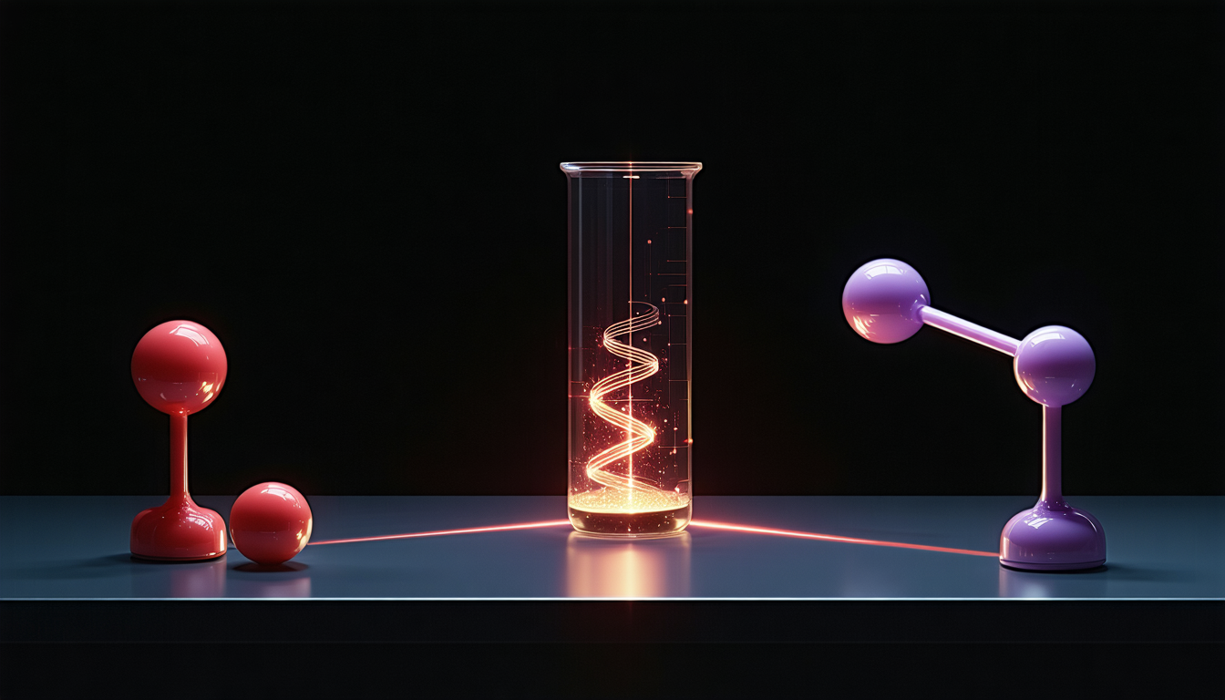 Illustration accompanying Oldenburg physicists cross two laser pulses to reach electron states known only from theory