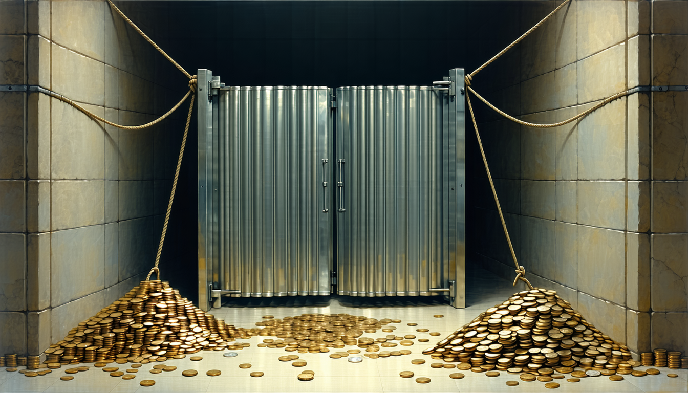 Illustration accompanying Central banks and 50,000 letter-writers pull MiCA's stablecoin yield ban in opposite directions