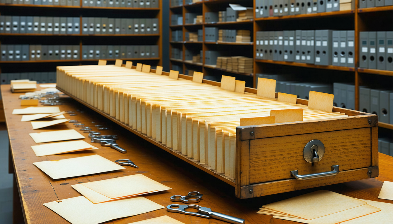 Illustration accompanying AI agents seeking century-old divorce records tried SQL injection on Canada's archive search