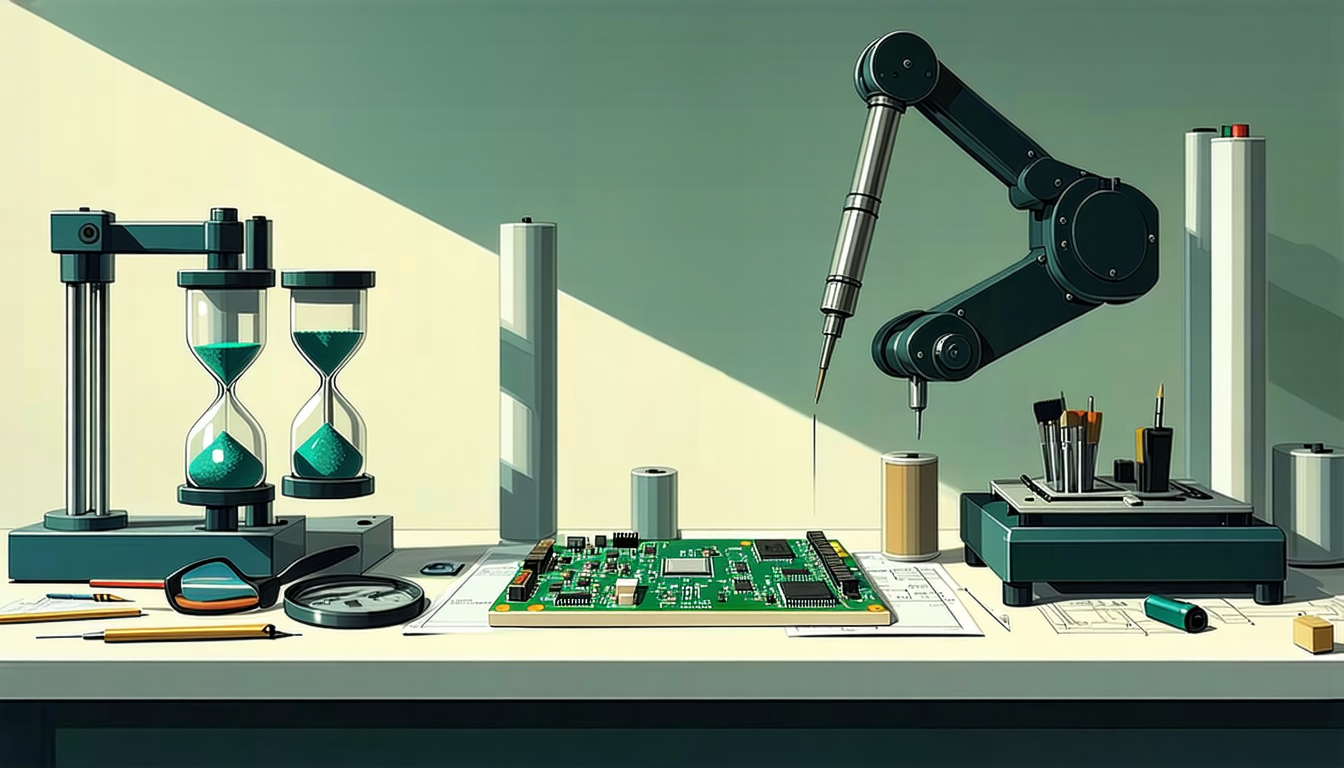 Illustration accompanying Investors value Flow Engineering at $750 million for AI agents that check hardware designs