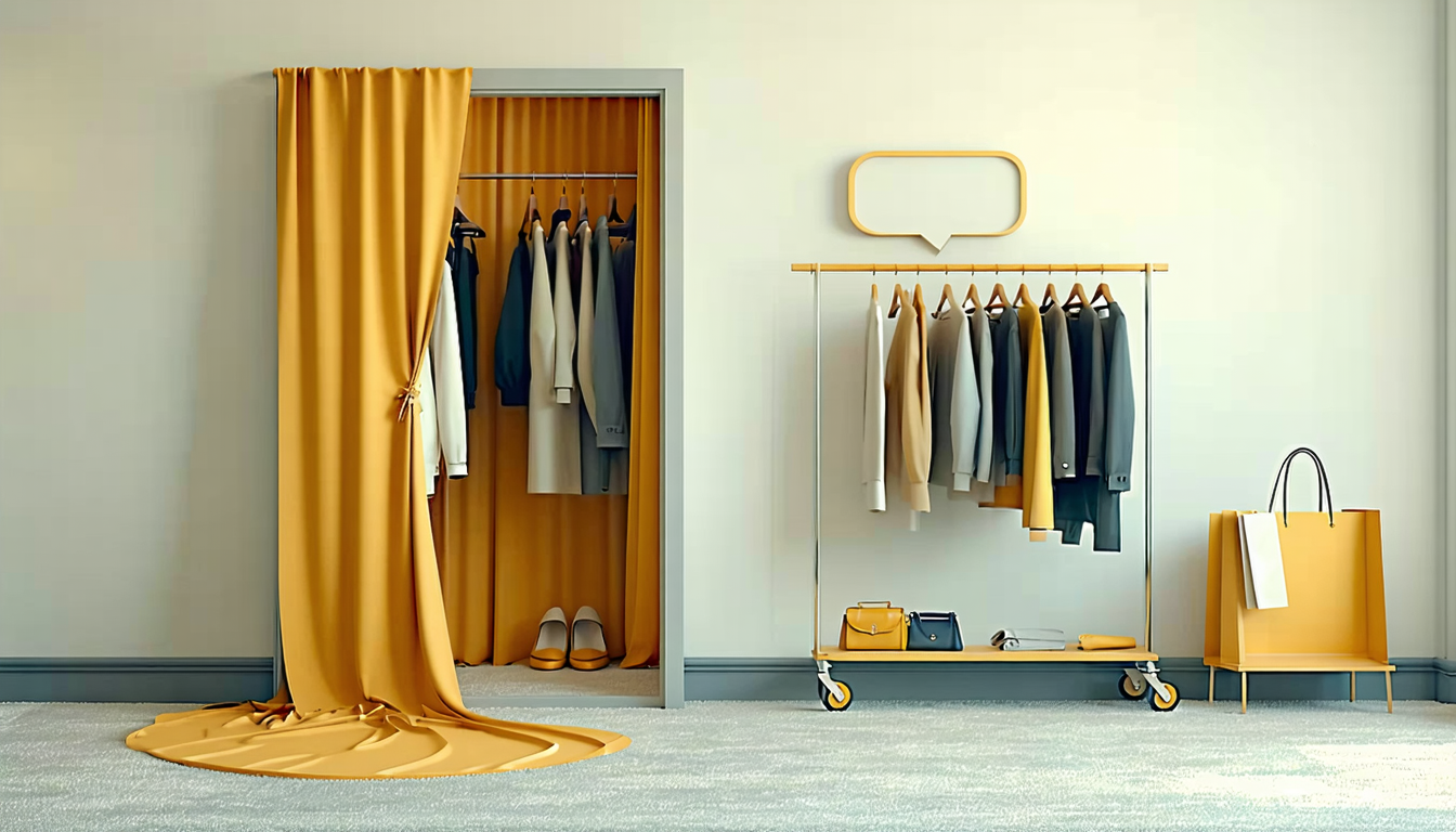 Illustration accompanying OpenAI puts a fitting room and a wishlist inside ChatGPT