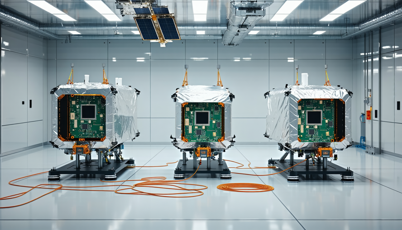Illustration accompanying Satlyt raises $8M to run its AI software on satellites other companies build