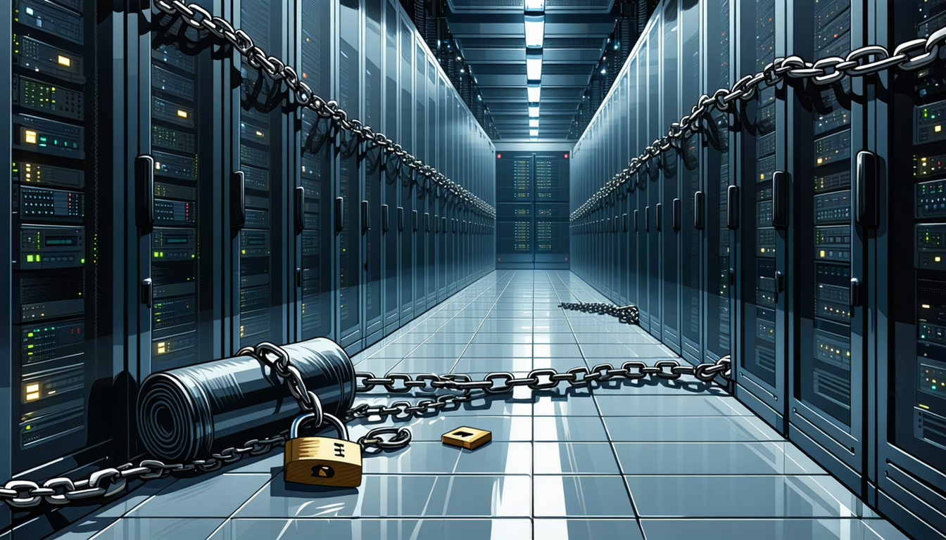 Illustration accompanying Warlock ransomware group narrows its targets to large Spanish- and Portuguese-speaking organizations