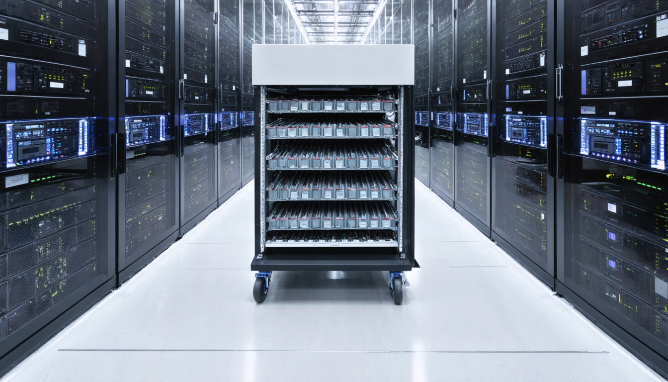 Illustration accompanying Toshiba puts 60 billion yen into doubling its AI data-center hard-drive capacity by FY2027