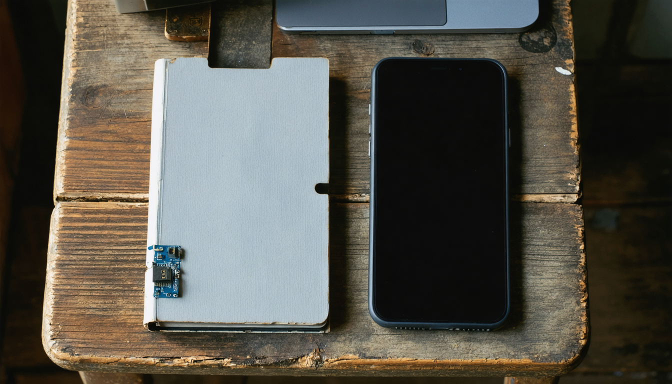 Illustration accompanying iPhone Duo simulator reveals a Lock Screen Focus switch built for Apple's foldable
