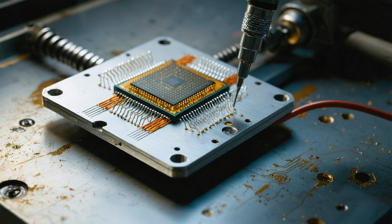 Illustration accompanying Vinci raises $250M to take its chip thermal simulator into vibration and electromagnetics