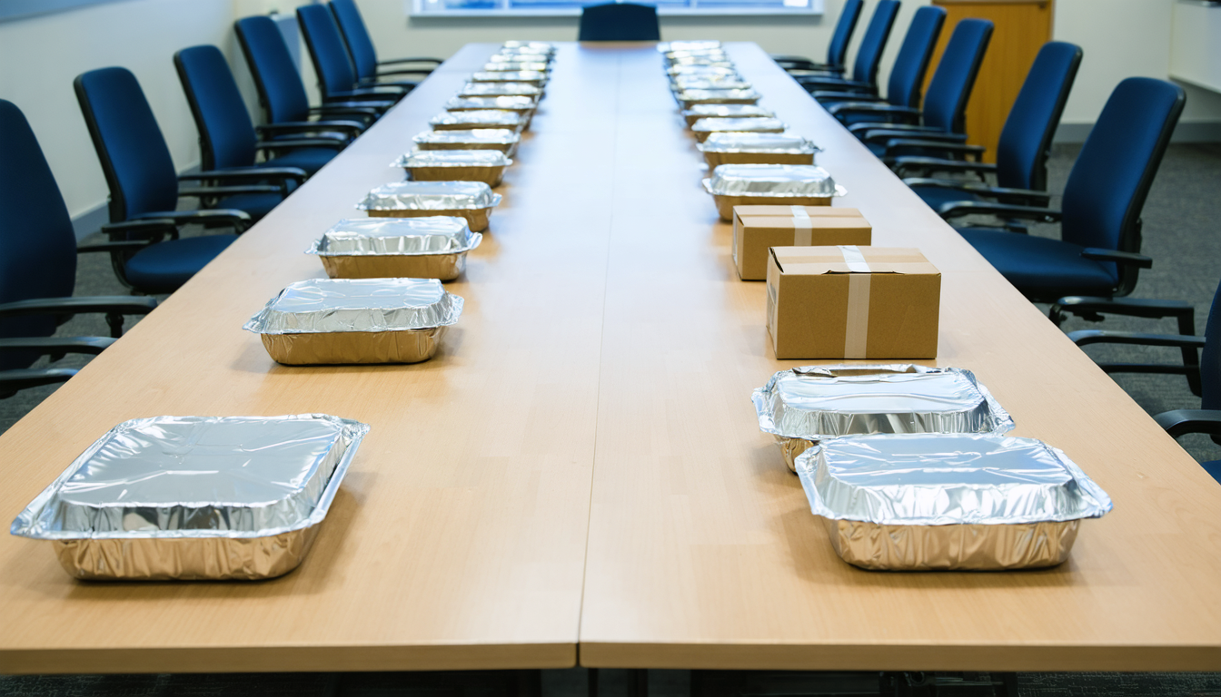 Illustration accompanying Uber buys ezCater for $2.3bn to put office catering on company accounts
