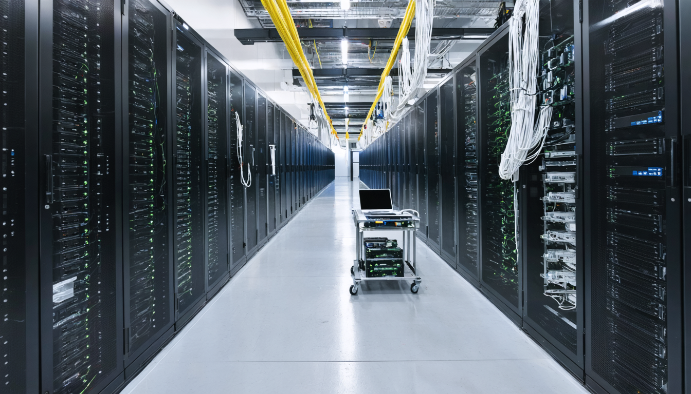 Illustration accompanying National Compute plans to give Genesis Mission researchers $100M in compute credits