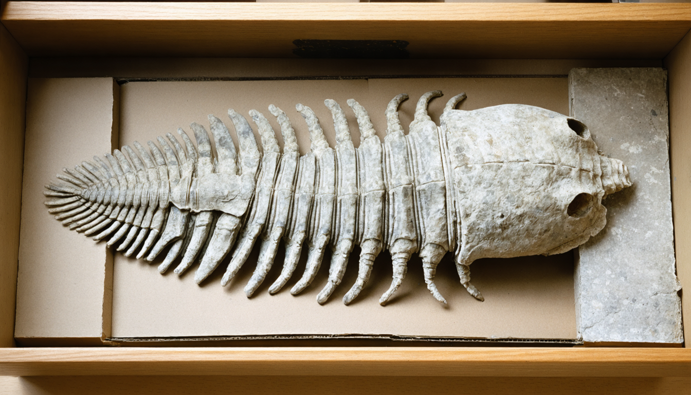 Illustration accompanying Dried teaching specimen in Tübingen turns out to be a new giant isopod species