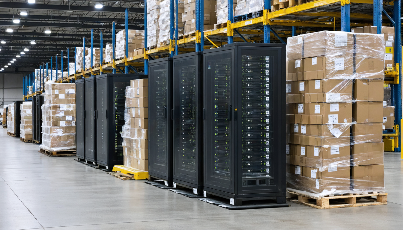 Illustration accompanying Oxide raises $445M to pay for parts while rack orders wait to ship
