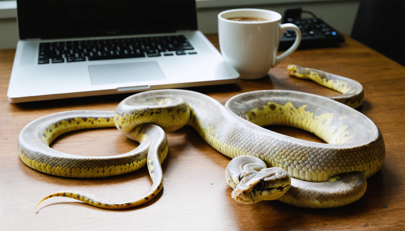 Illustration accompanying Python 3.15 changes four defaults, starting with UTF-8 as the text encoding