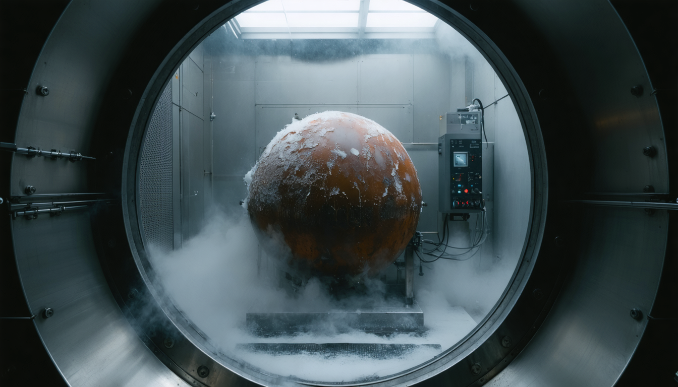 Illustration accompanying Webb watches water clouds thicken and thin on the coldest known brown dwarf