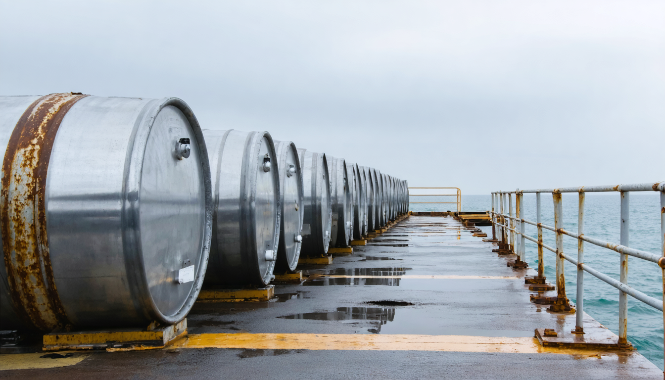 Illustration accompanying Golden Camel's 60 million barrels would last 6.6 years at the block's 25,000 barrel-a-day ceiling