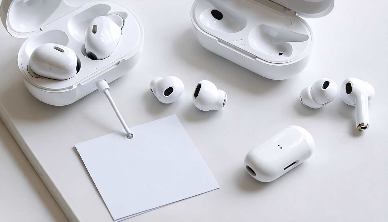 Illustration accompanying Apple sends AirPods beta build 9B5043a to eight listed versions without change notes